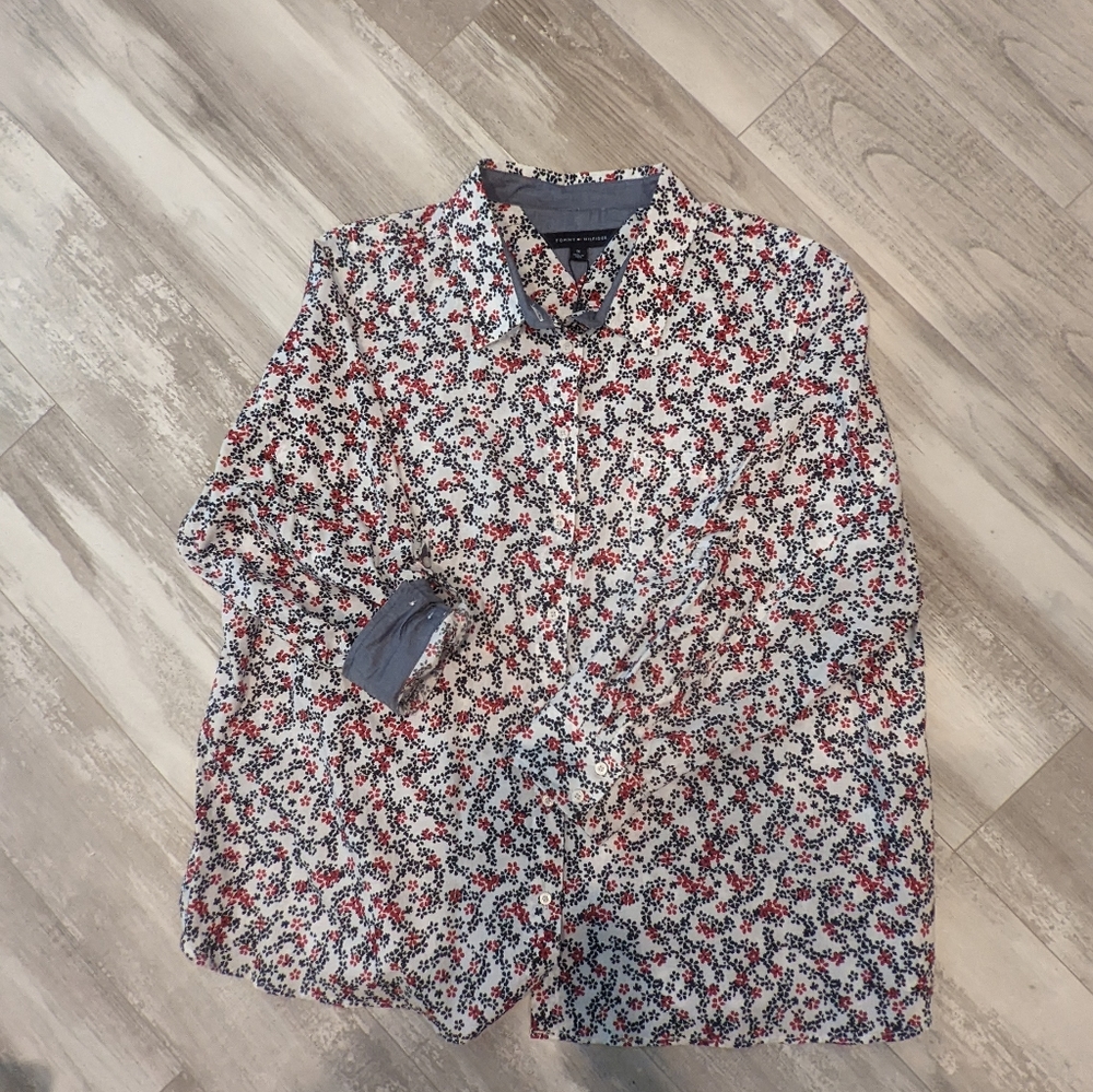 NWT Tommy Hilfiger Ladies Oxford Shirt Sz 1X